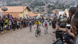 Derzeit findet in Ruanda die Tour of Ruanda statt, die bedeutendste Landesrundfahrt Afrikas. (Bild: APA/AFP/Guillem Sartorio)