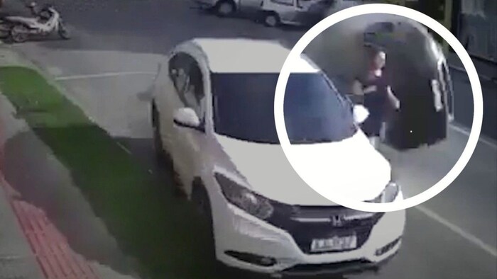 Die Frau in Braço do Norte muss mehr als einen Schutzengel gehabt haben. 