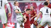 Patrick Wimmer (li.) spielte beim 5:1 im November in Leipzig groß auf