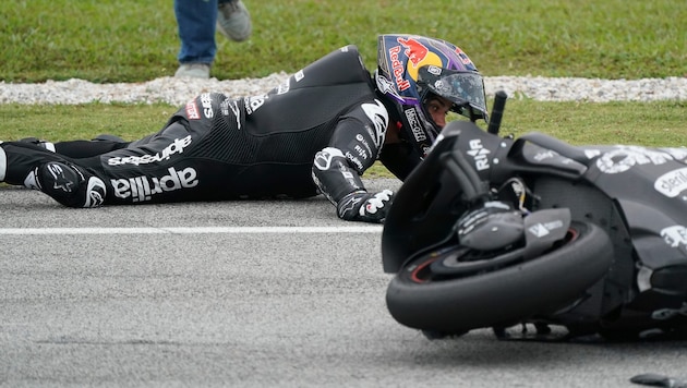 In Sepang begann die Pechsträhne von Jorge Martin (Bild: AP)