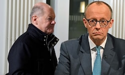 Bundeskanzler Olaf Scholz (SPD) und CDU-Chef Friedrich Merz haben bereits über die ...