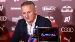 Bullen-Boss Stephan Reiter stellte sich den Fragen der Medien.