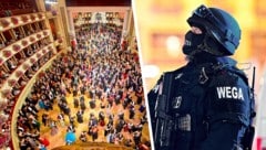 Tausende Besucher werden auch heuer beim Ball der Bälle in der Wiener Staatsoper erwartet. (Bild: Krone KREATIV/EPA/Christian Bruna, Andreas Tischler)