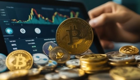 Nur zum Schein wurden dem Investor hohe Gewinne beim Handel mit Künstlicher Intelligenz und Krypto-Währungen vorgegaukelt. (Bild: nanskyblack/KI-generiert)