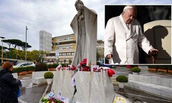 Kerzen, Lichter, Gebete und Hoffen – weltweit hoffen Gläubige auf die Genesung des Papstes.