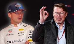 Beim Thema Fluchverbot sind sich Max Verstappen und Mika Häkkinen uneinig.