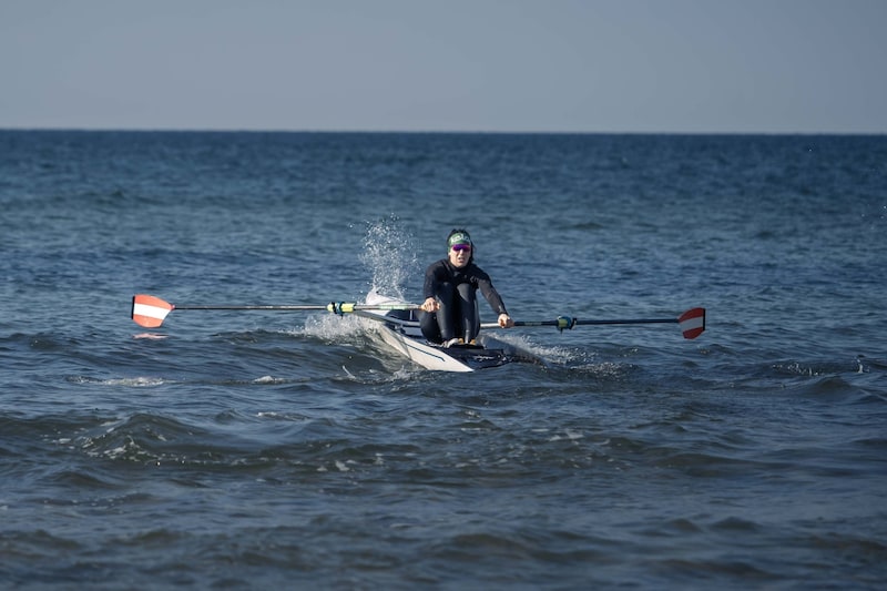 From flat water to the raging sea: Magdalena Lobnig. (Bild: Lukas Sinzinger)