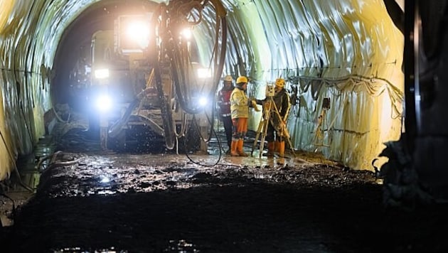 The modernization work on the Tauern railway line is in full swing. (Bild: ÖBB)