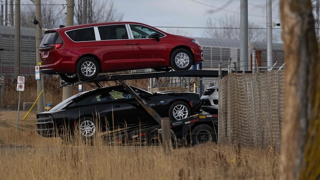 Vor allem in Nordamerika läuft das Geschäft für Stellantis schlecht.  (Bild: SCOTT OLSON/Getty Images via AFP)