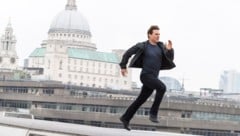 Berühmte Szene: In „Mission: Impossible – Fallout“ sprintet Tom Cruise über die Blackfriars Bridge in London, im Hintergrund St. Paul’s Cathedral. (Bild: Photo Credit: Chiabella James)