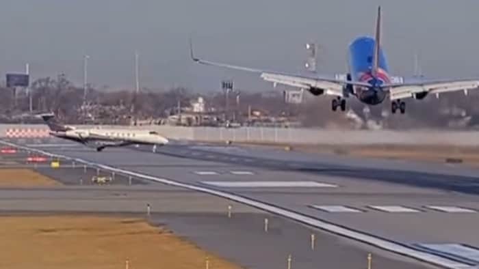 Gefährlicher Kollisionskurs am Flughafen Chicago Midway