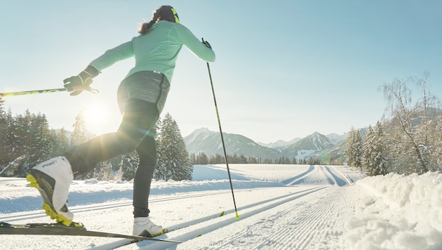 Bis zu 220 km perfekt gespurte Loipen gibt es in Ramsau am Dachstein. (Bild: Peter Burgstaller)