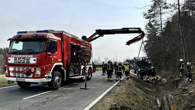 Mission for the Pöllau volunteer fire department (Bild: FF Pöllau)