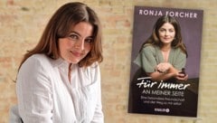 Die junge Schauspielerin Ronja Forcher, zeigt mit ihrem neuen Buch „Für immer an meiner Seite“, eine ganz private Seite von ihr.  (Bild: Krone KREATIV/Jan Kopetzky )