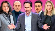 (Von links:) Selma Arapović, Stefan Gara, Yannick Shetty, Bettina Emmerling – wer wird Christoph ...