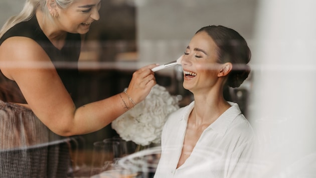 Sarah Matjasic relies on simple, elegant looks, as these are on trend. She was also able to impress at the wedding competition. (Bild: Alice Holzfeind Photography)