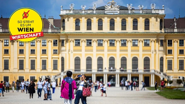 Wien lockt jährlich Millionen Besucher aus aller Welt an. Insgesamt trägt der Tourismus 4 Milliarden Euro zur Wirtschaft bei und spielt damit eine wesentliche Rolle. (Bild: Krone KREATIV/Georg Hochmuth)