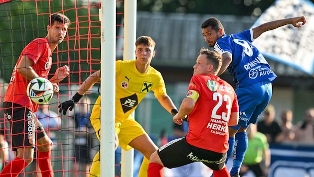 Wildon um Goalie Marvin Wieser kämpft um den Verbleib in der dritthöchsten Spielklasse. (Bild: GEPA)