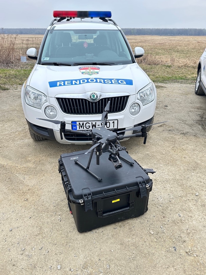 Drohnen kommen im Kampf gegen die Schlepperbanden bei der Fox-Einheit in Ungarn verstärkt zum ...