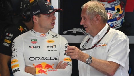 Max Verstappen und sein langjähriger Förderer 