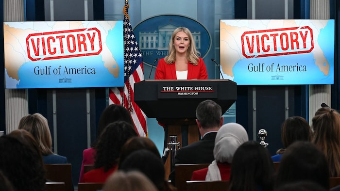 AP-Journalisten wurden bereits aus dem Oval Office verbannt, weil sie sich weigern, den „Golf ...