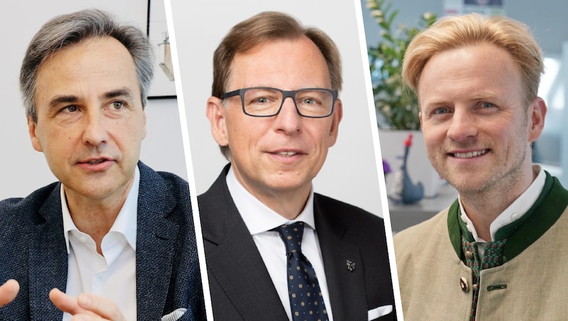 Neu: Siegfried Nagl, Christian Buchmann, Willi Gabalier (Bild: Krone KREATIV/Sepp Pail, Christian Jauschowetz, Richard Schuster)