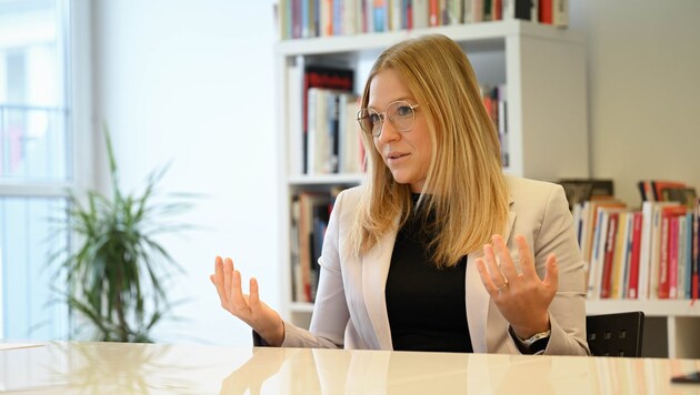 Die 29-jährige Mühlviertlerin Nicole Trudenberger ist die bisher jüngste rote Parteimanagerin in ...