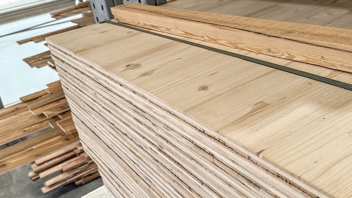 Three-layer panels like these are being auctioned online.