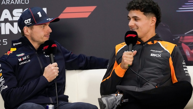 Max Verstappen ist sauer auf Lando Norris.