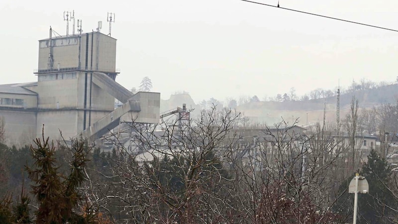 Der Steinbruch im Osten der Gemeinde. (Bild: Reinhard Judt)