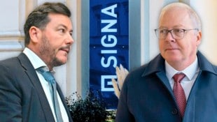 Signa-Masseverwalter Andreas Grabenweger (Bild: Krone KREATIV/APA AFP)