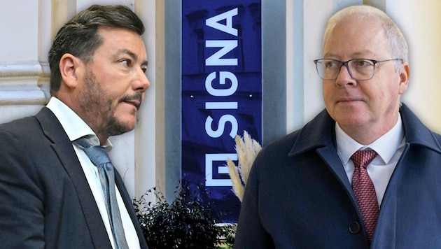 Signa-Masseverwalter Andreas Grabenweger (Bild: Krone KREATIV/APA AFP)