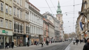 Die Grazer Herrengasse (Bild: Jauschowetz Christian)