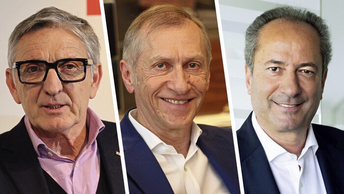 Die Präsidenten Josef Herk (WKO), Josef Pesserl (AK) und Kurt Maier (IV)