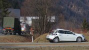 Am Auto der Tirolerin entstand ein Totalschaden.