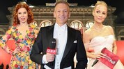 Teresa Vogl, Andi Knoll und Mirjam Weichselbraun berichteten live vom Opernball.