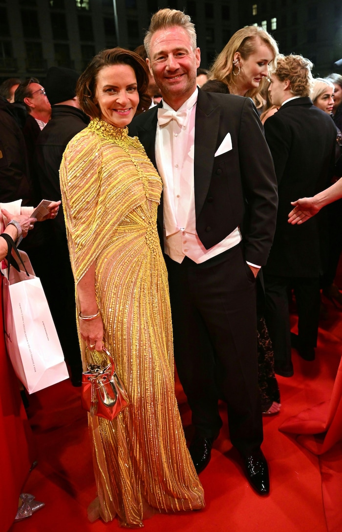 Singer Sasha with his wife Julia