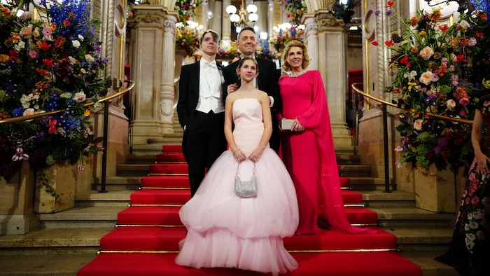 State Opera director Bogdan Roscic with his family