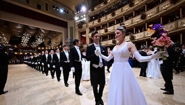 The Opera Ball was once again a very special spectacle. (Bild: ROLAND SCHLAGER)