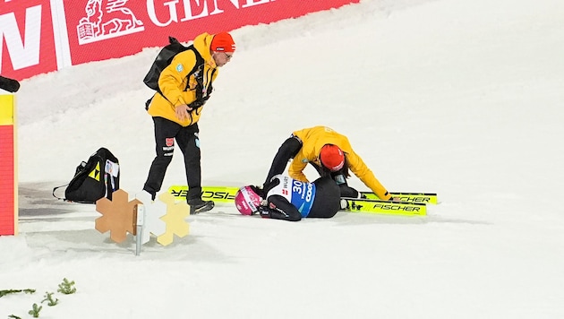 Luisa Görlich was in a lot of pain. (Bild: OLE MARTIN WOLD)