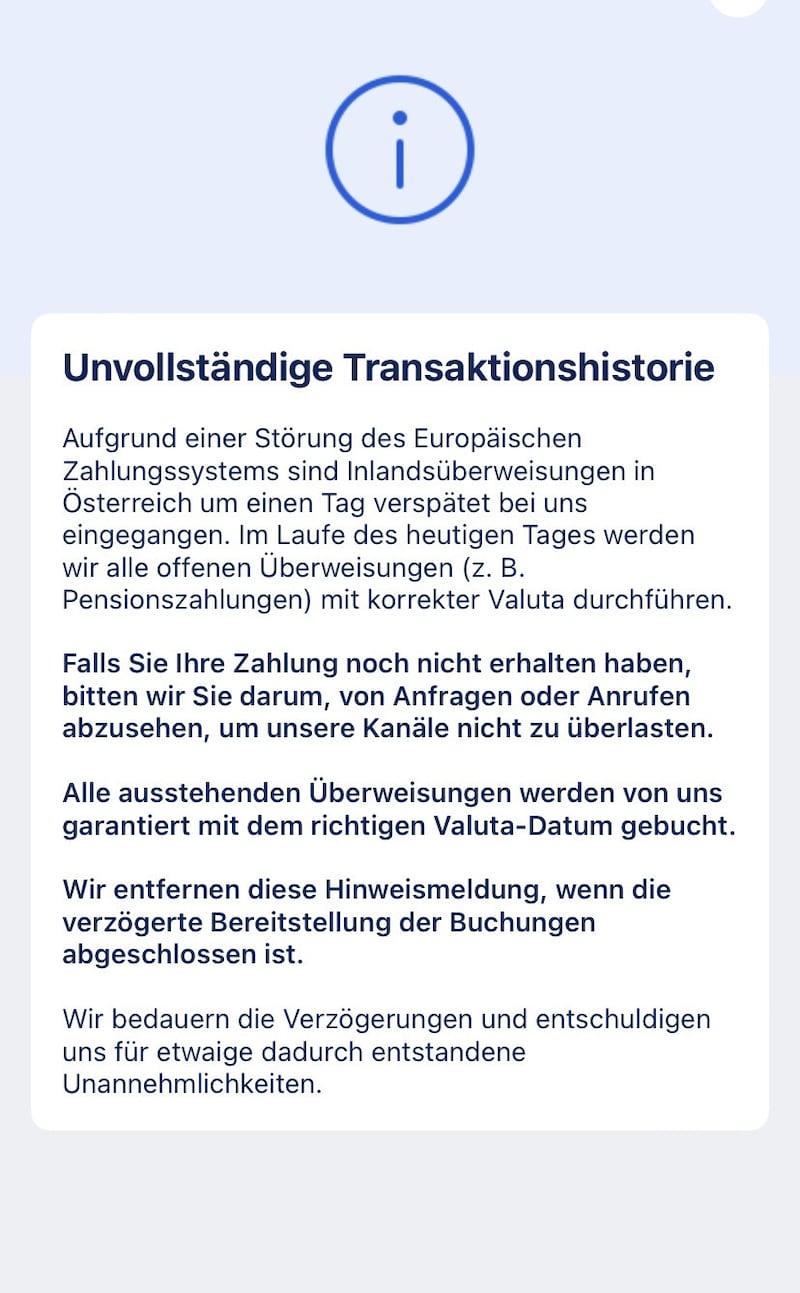 (Bild: Screenshot Erste Bank Onlinebanking)