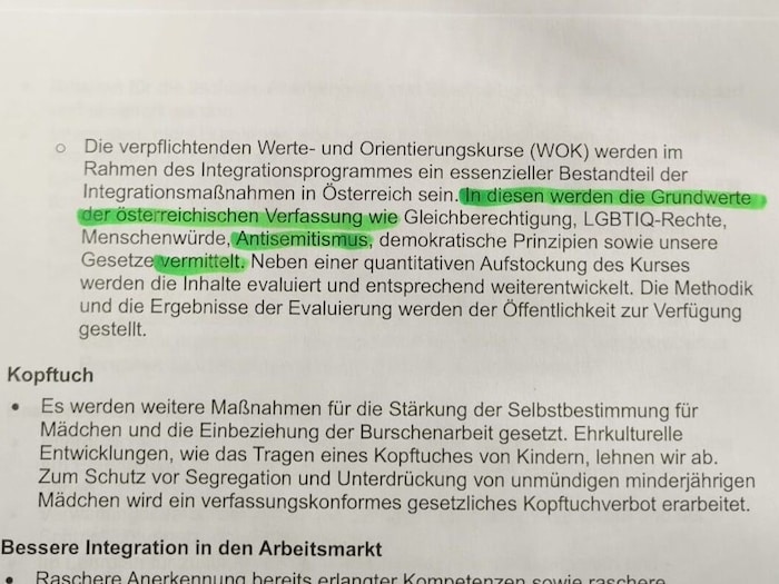 Gleichberechtigung, LGBTIQ-Rechte, Antisemitismus. 