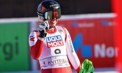 Conny Hütter jubelt in Kvitfjell.