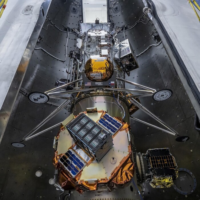 Die Sonde „Athena“ (Bild) hat zwei Rover im Gepäck, die über den Mond rollen sollen.