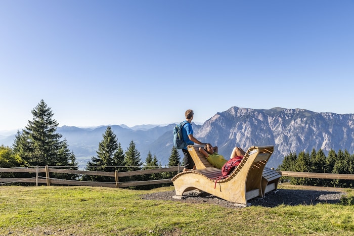 Neue Wanderwege und Spielestationen werden am Dreiländereck errichtet.