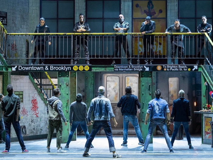 As "Baby John" in Leonard Bernstein's "West Side Story" at the Bonn Opera.