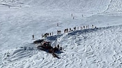 Der Rettungseinsatz am Gletscher sorgte am Freitag für Aufsehen.
