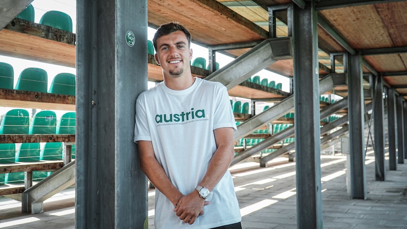 Sacha Delaye will be in the starting eleven against Rapid II. (Bild: Austria Lustenau)