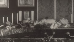 Der aufgebahrte Kaiser  (Bild: R. Lechner (Wilh. Müller), Wien / ÖNB-Bildarchiv / picturedesk.com)