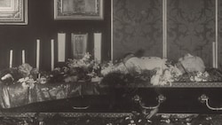 Der aufgebahrte Kaiser  (Bild: R. Lechner (Wilh. Müller), Wien / ÖNB-Bildarchiv / picturedesk.com)